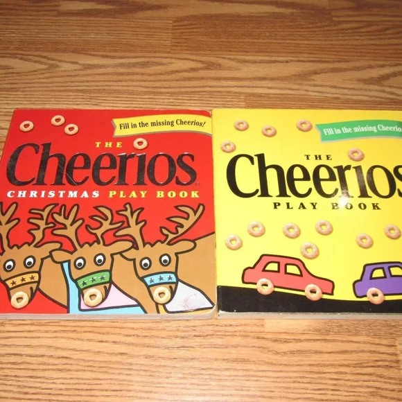Lot of (2) “THE CHEERIOS PLAY BOOK” by Lee Wade Kid’s Board Book~Christmas+ - Picture 1 of 3